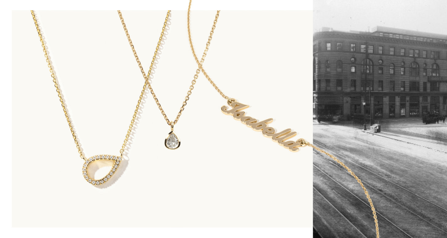 jewellers district gold and diamond chain necklaces