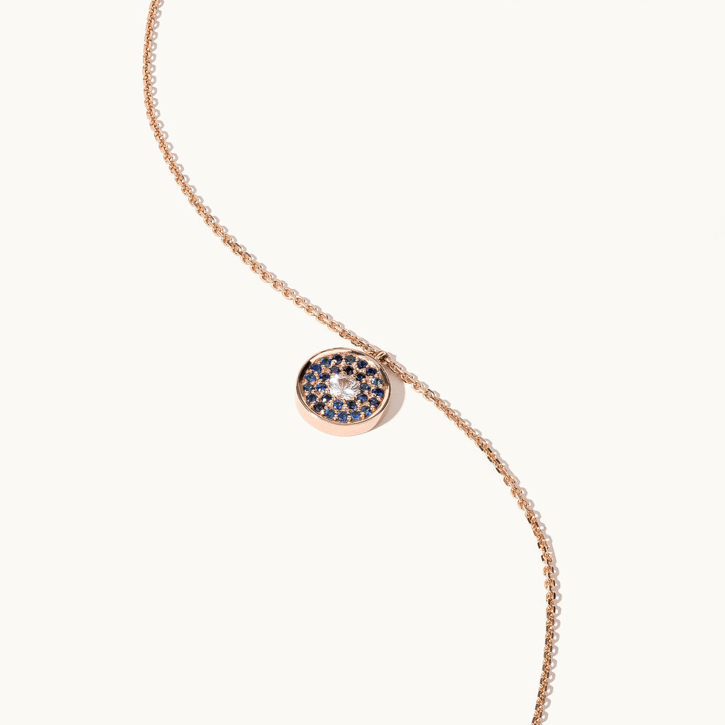 Jewellers District's Evil-Eye Pendant Necklace in 14k Rose Gold #2